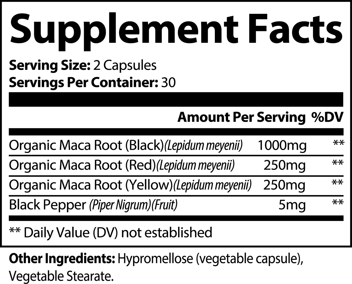Vitality Bloom Maca