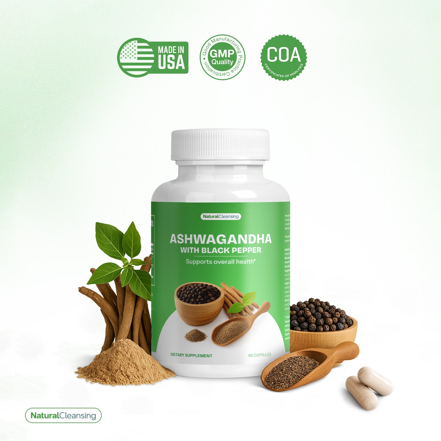 Ashwagandha with black pepper