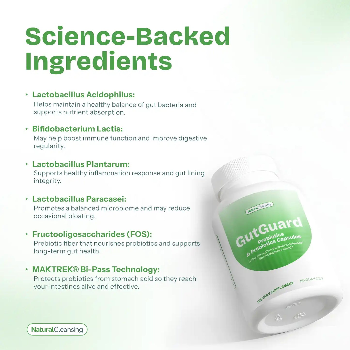GutGuard - Probiotics & Prebiotics Capsules