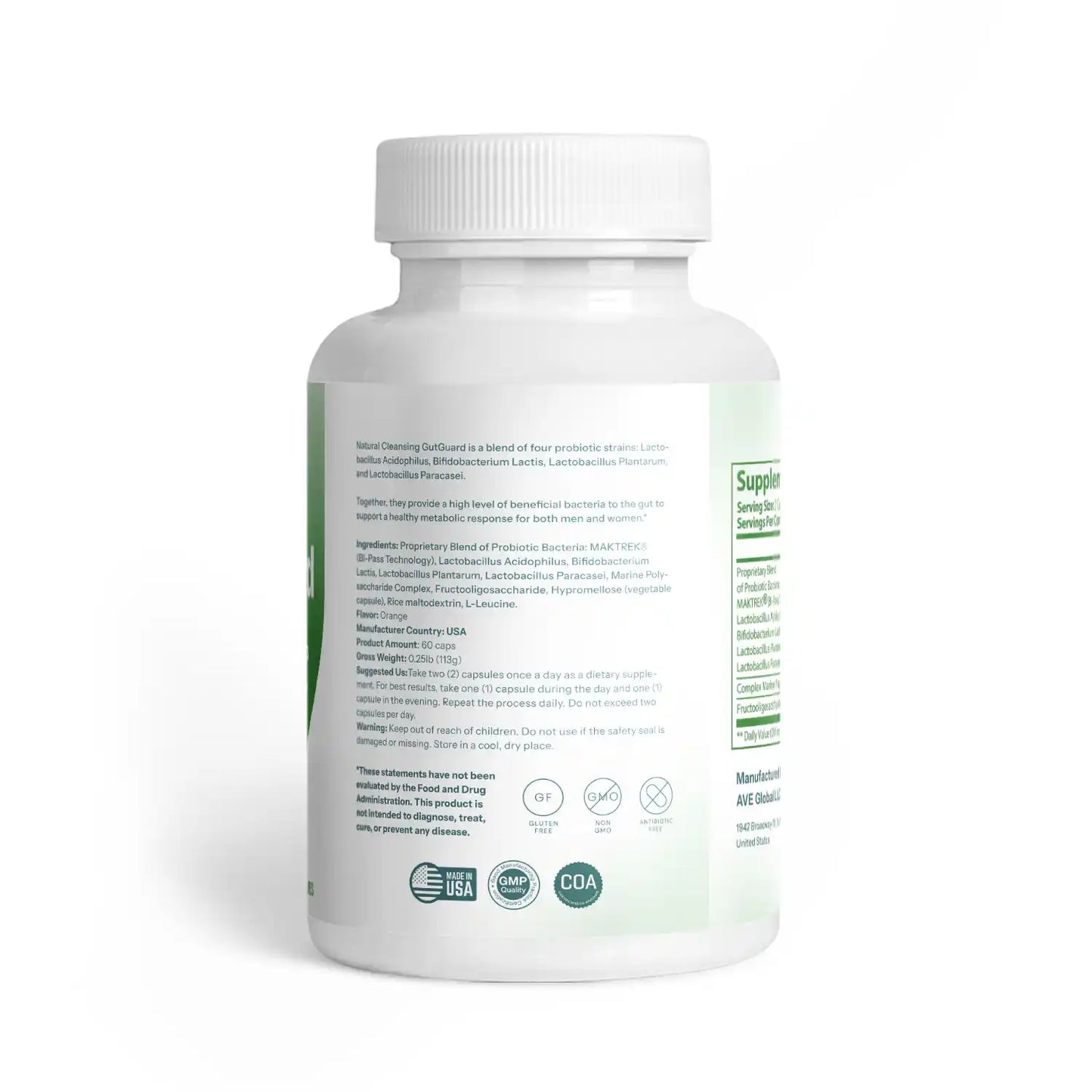 GutGuard - Probiotics & Prebiotics Capsules